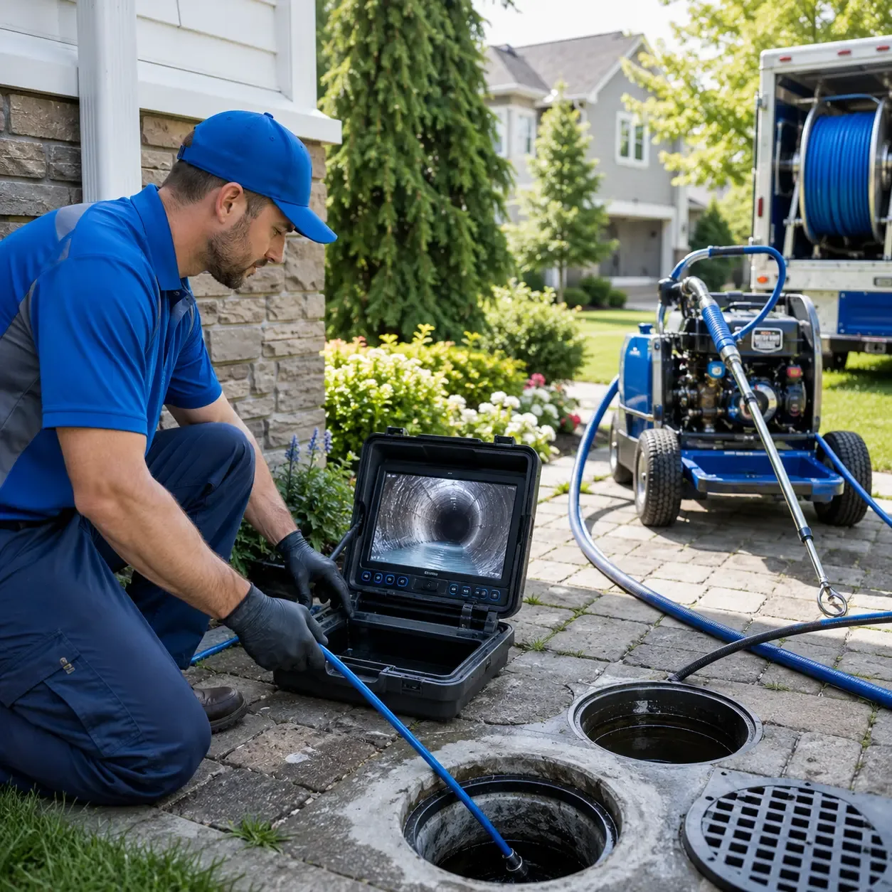 Outdoor drain cleaning professionals serving Dunlap, CA